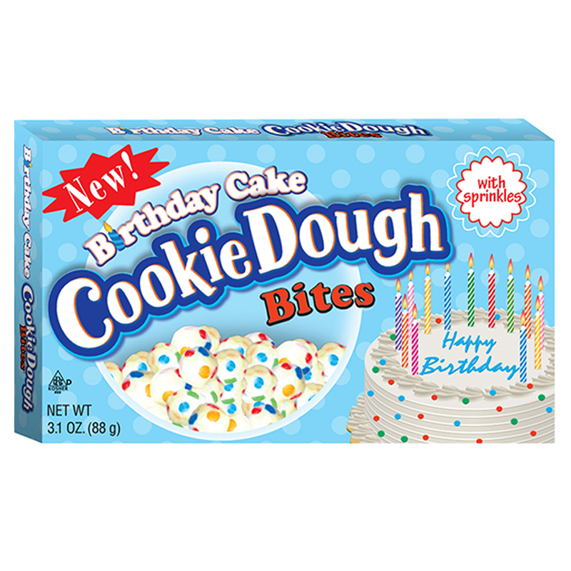 Birthday Cake Cookie Dough Bites Theatre Box 88g