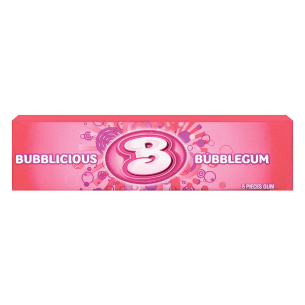Bubblicious Bubblegum 5 Piece Gum