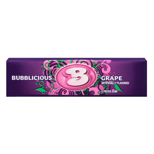 Bubblicious Grape 5 Piece Gum