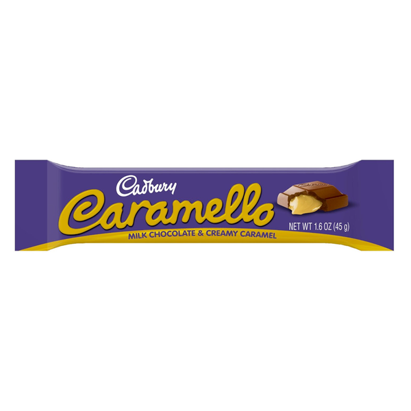 Cadbury Caramello Milk Chocolate And Caramel Bar 45g