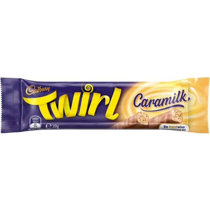 Cadbury Twirl Caramlik Chocolate Bar 39g