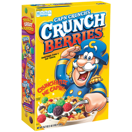 can crunchs crunch berries cereal 370g