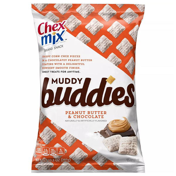 chex mix muddy buddies peanut butter and chocolate 297g