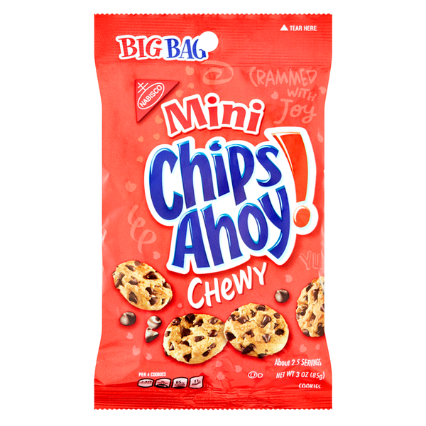 Chips Ahoy Chewy Mini Peg Bag 85g
