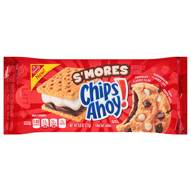 Chips Ahoy S'mores Soft Filled Cookies 272g
