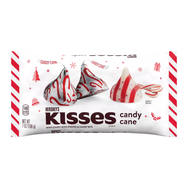 Hersheys kisses candy cane 198g