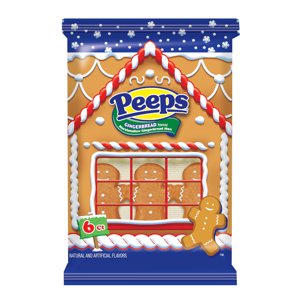 Peeps Marshmallow Gingerbread Men- 6 Pack (67g)