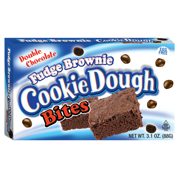 Double Chocolate Fudge Brownie Cookie Dough Bites Theatre Box 88g