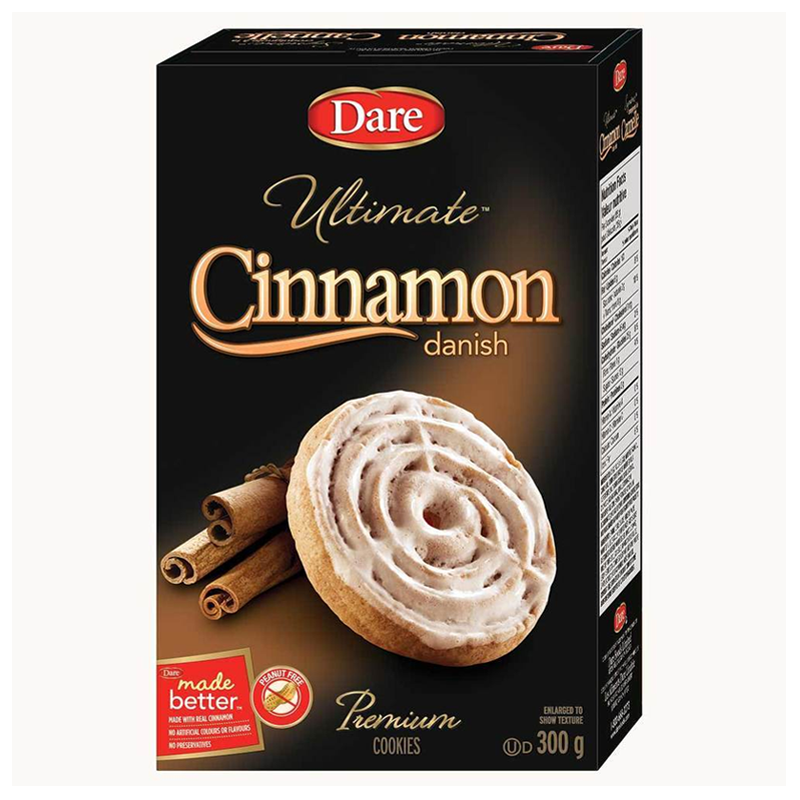 dare ultimate cinnamon danish cookies 300g