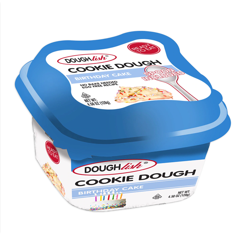 Doughlish Birthday Cake Flavoured Cookie Dough 128g