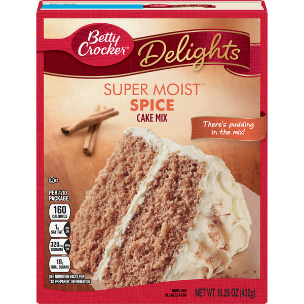 Betty Crocker Delights Super Moist Spice Cake Mix
