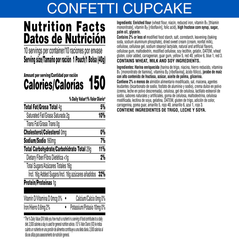 Pop Tarts Confetti Cupcake Bites Single Pouch (40g)