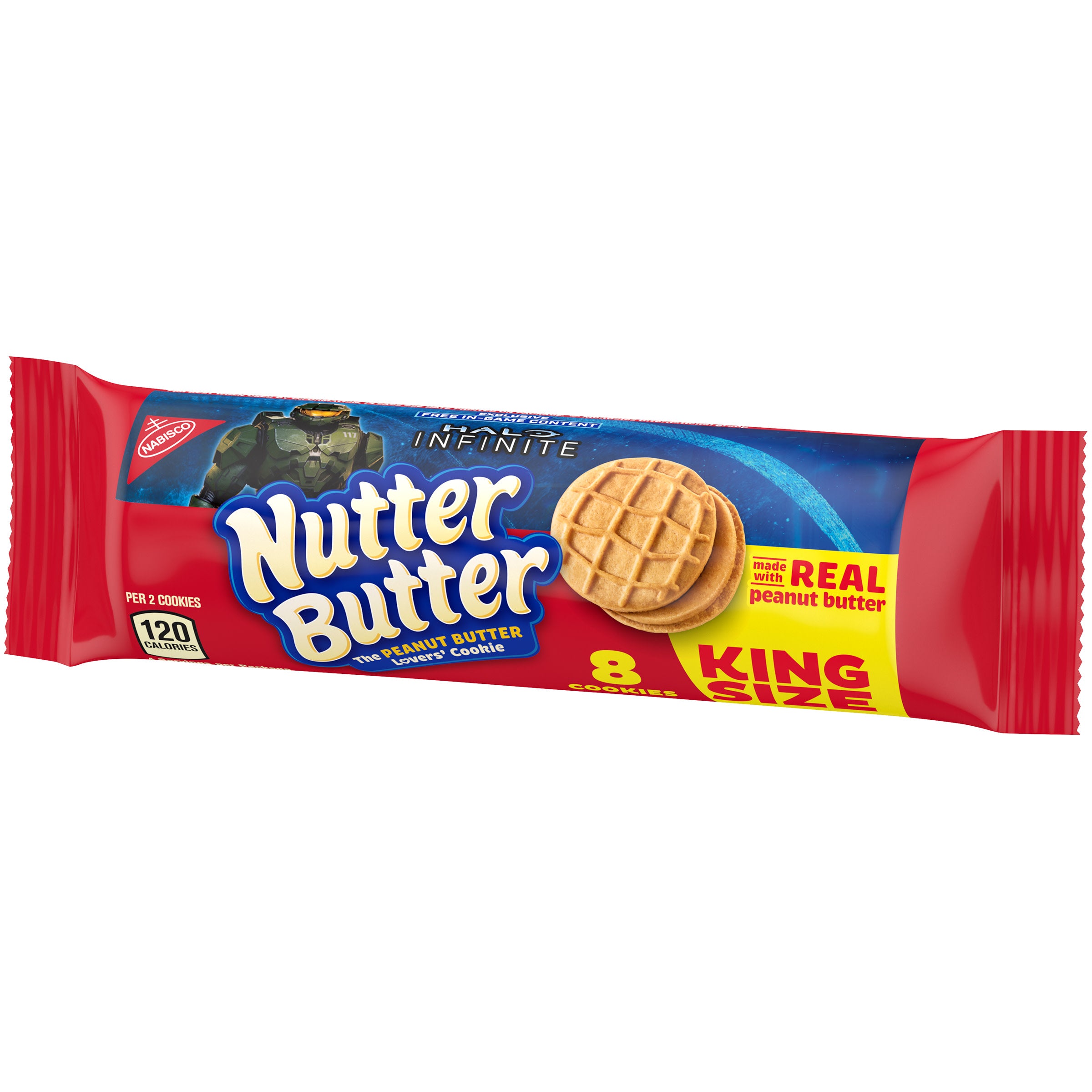 Nutter Butter Peanut Butter Sandwich Cookies King Size (100g)