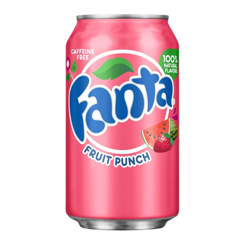 Fanta Fruit Punch Soda Can 355ml