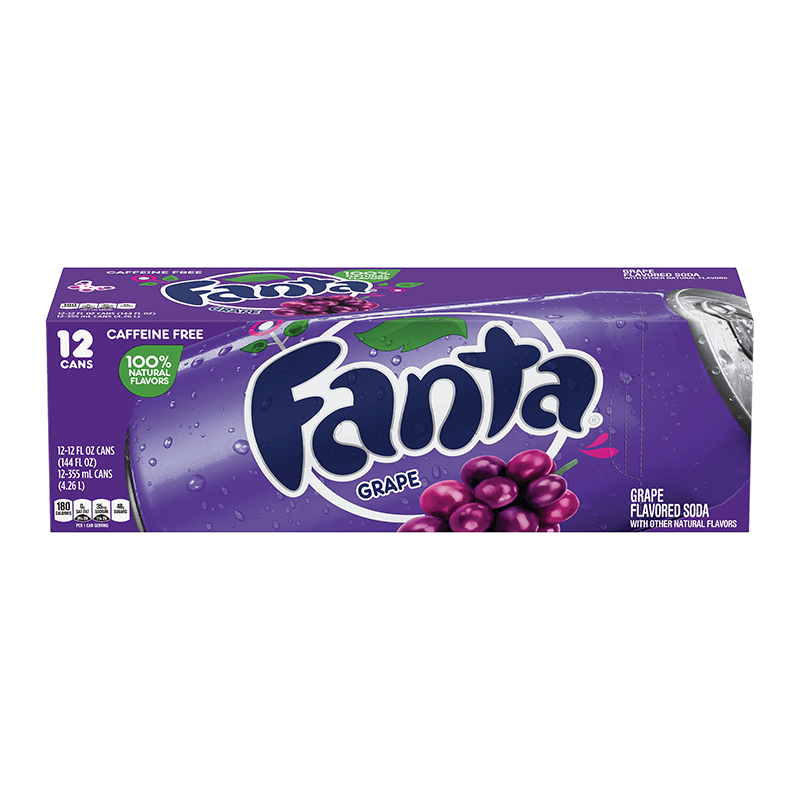 Fanta Grape Case- 12 Pack (12 x 355ml)