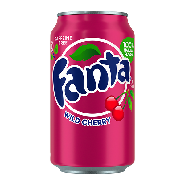 Fanta Wild Cherry Soda Can 355ml