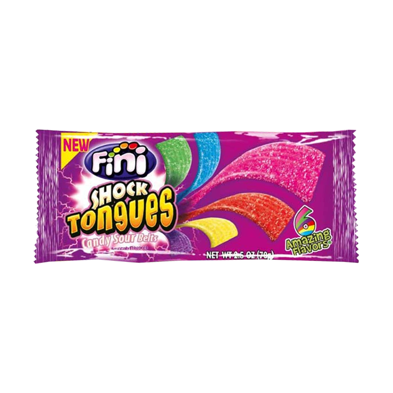 Fini Shock Tongues Sour Candy Belts (70g)