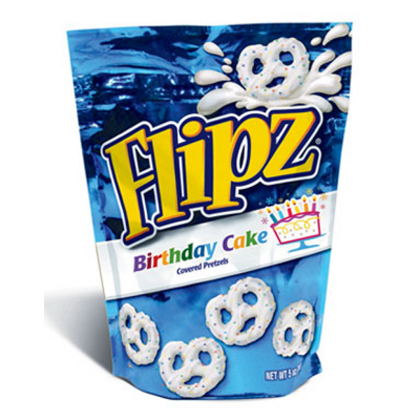 Flipz Birthday Cake Covered Pretzels 141g