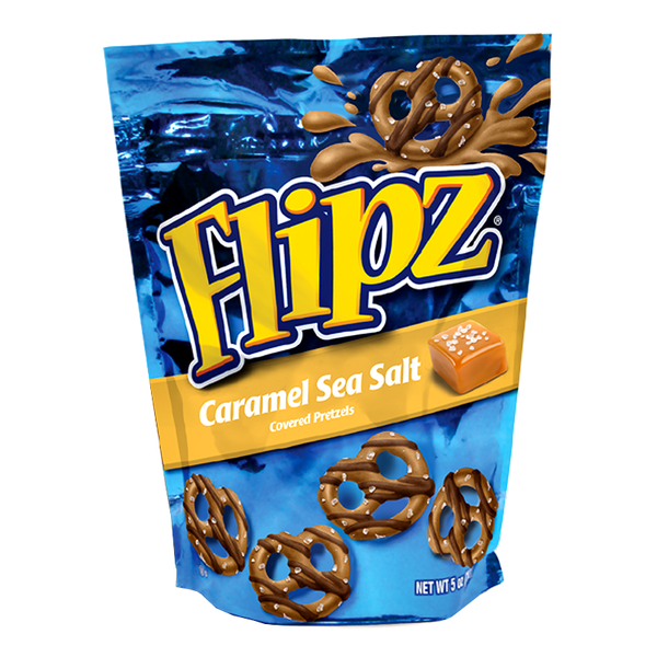 Flipz Caramel Sea Salt Covered Pretzels (142g)