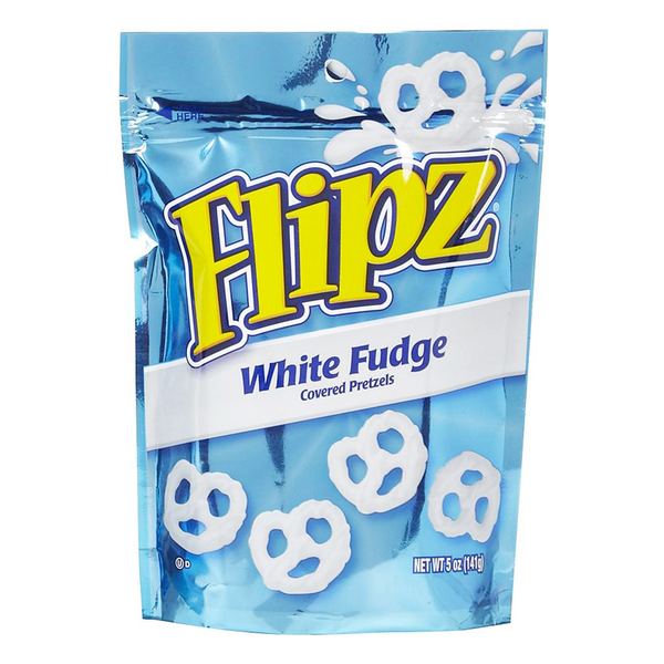 Flipz White Fudge Covered Pretzels 141g