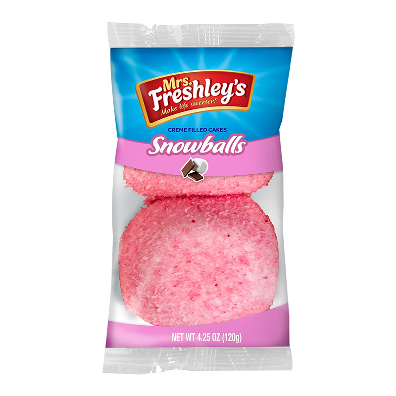 mrs freshleys snowballs twin pack 120g