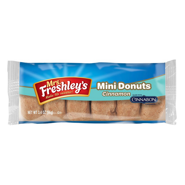 mrs freshleys Cinnabon mini donuts 85g