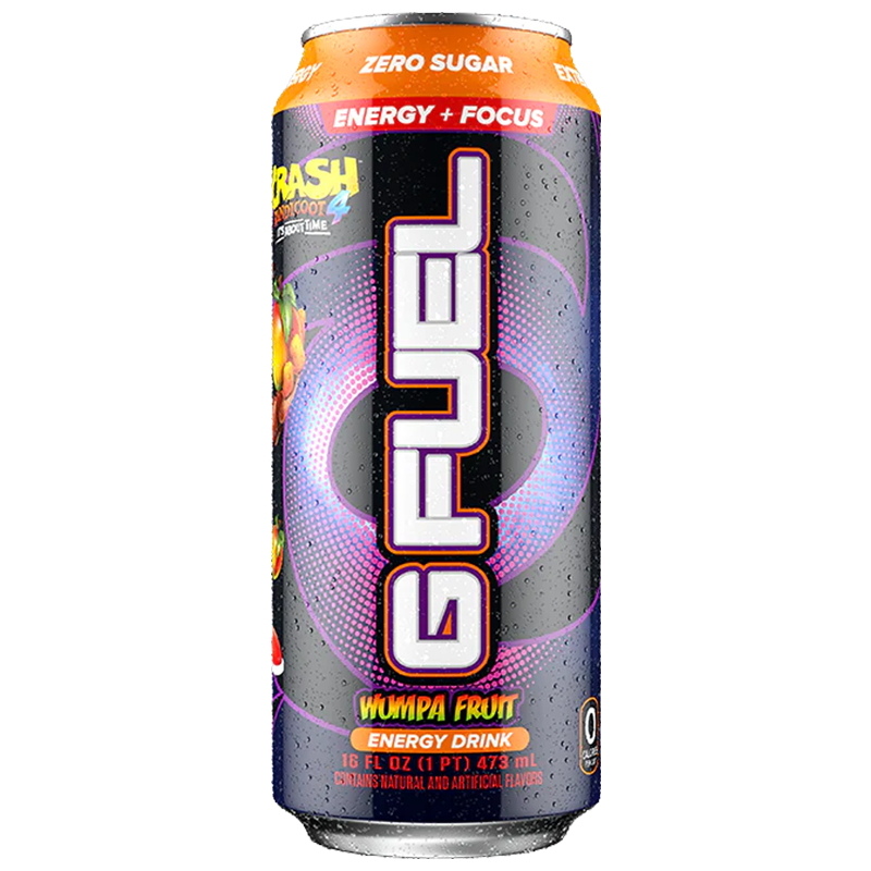 G FUEL Crash Bandicoot Wumpa Fruit (Apple Mango Flavour) Energy Drink