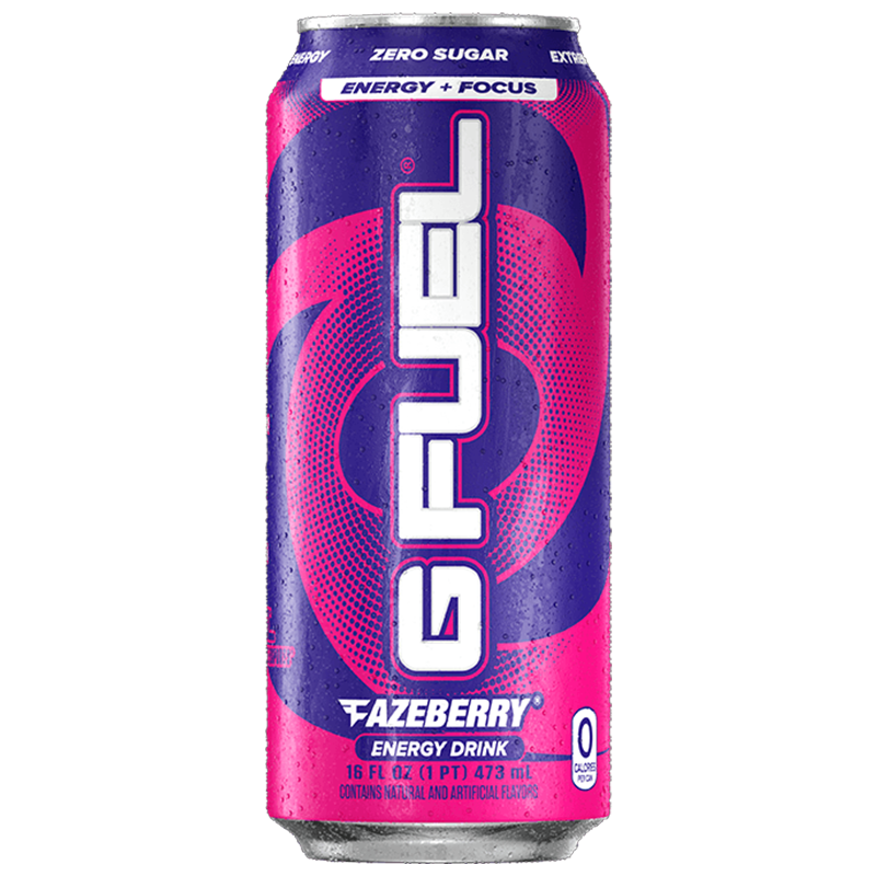 g fuel fazeberry energy drink 473ml