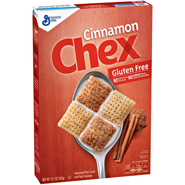 General Mills Cinnamon Chex Sweetened Rice Cereal 343g