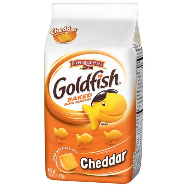 pepperidge farm goldfish cheddar crackers 187g