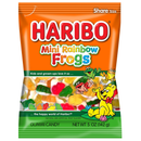 Haribo Mini Rainbow Frogs Gummy Candy Peg Bag 142g