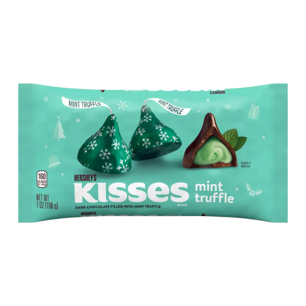 hershey kisses mint truffle 198g