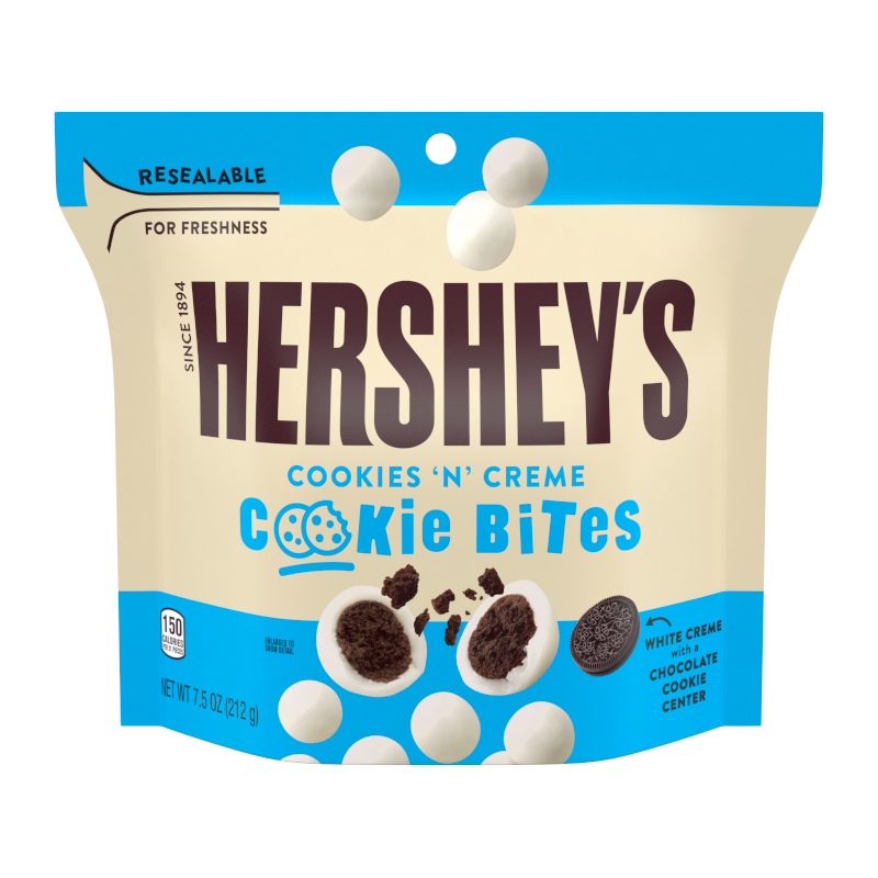 Hersheys Cookies And Creme Cookie Bites Pouch 212g