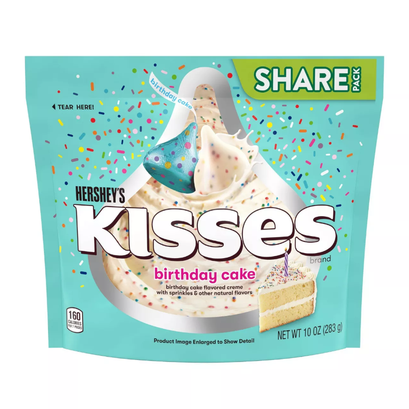 Hersheys Kisses Birthday Cake Share Pack 283g