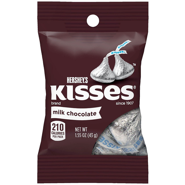 Hersheys kisses milk chocolate 43g