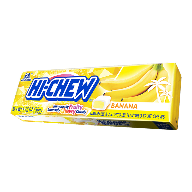 Hi Chew Banana Flavoured Fruit Chews 50g