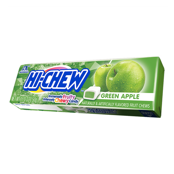 Hi Chew Green Apple Flavoured Fruit Chews 50g