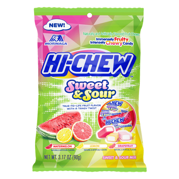 Hi Chew Sweet And Sour Mix Peg Bag 90g
