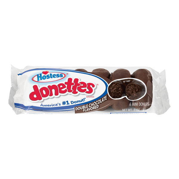 Hostess Double Chocolate Flavoured Donettes (85g)