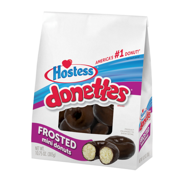 hostess donettes frosted mini donuts 305g