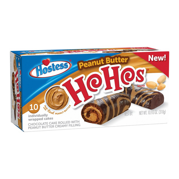 Hostess Peanut Butter HoHos 10 Pack Box (310g)