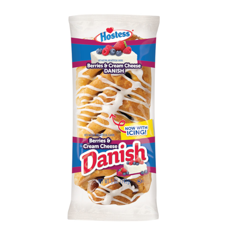 hostess iced berries and cream cheese danish 71g