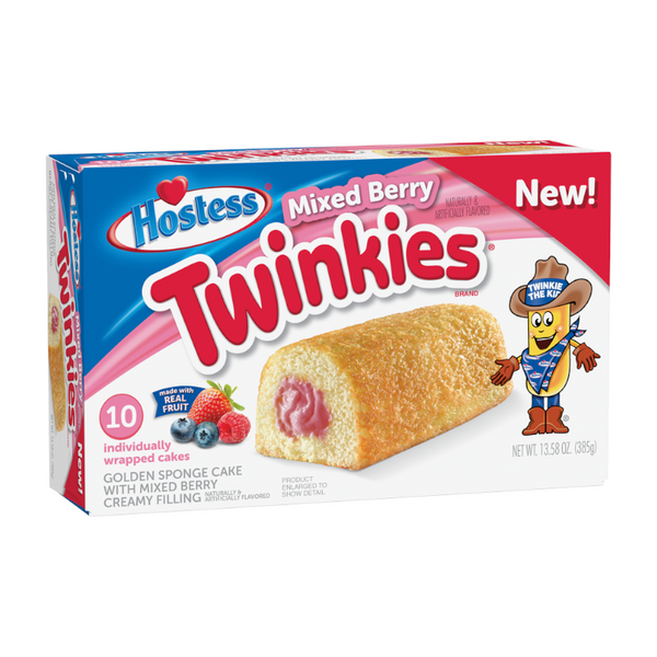 Hostess Mixed Berry Twinkies 10 Pack Box 385g