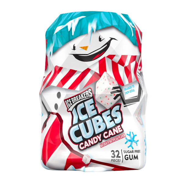 Ice Breakers Ice Cubes Candy Cane Gum (74g) [Christmas]