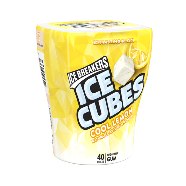 Ice Breakers Ice Cubes Cool Lemon Gum 92g