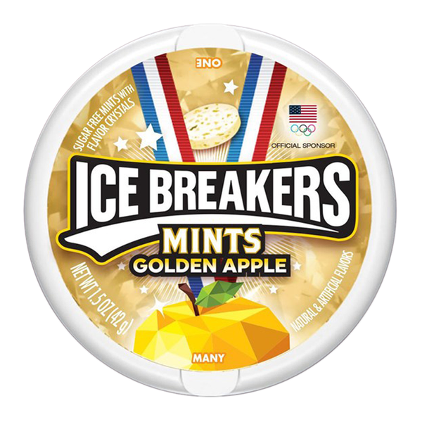 Ice Breakers Golden Apple Sugar Free Mints 42g
