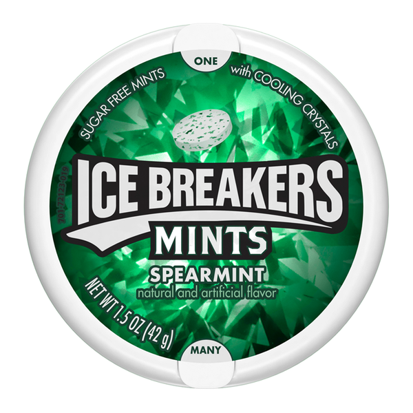 Ice Breakers Spearmint Sugar Free Mints 42g