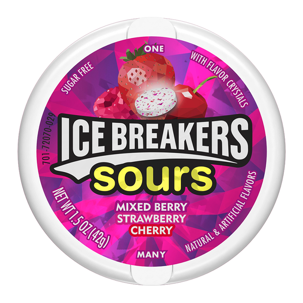 Ice Breakers Sours Berry Sugar Free 43g