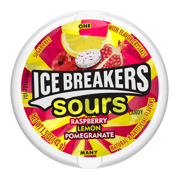 Ice Breakers Sours Lemonade Sugar Free 42g