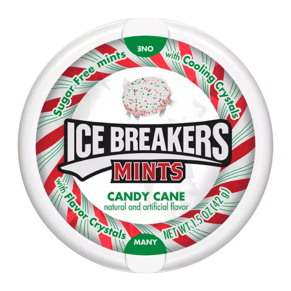 ice breakers mints candy cane 43g